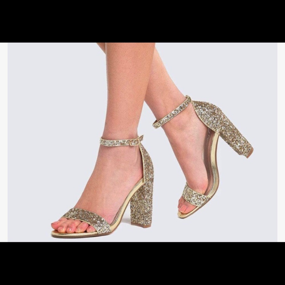 Brand New Gold Sparkle Heals by J.Adams